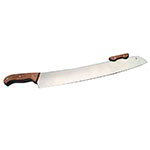 American Metalcraft PWK19 Pizza Knife, 18 in Stainless Steel Blade with Wood Handle