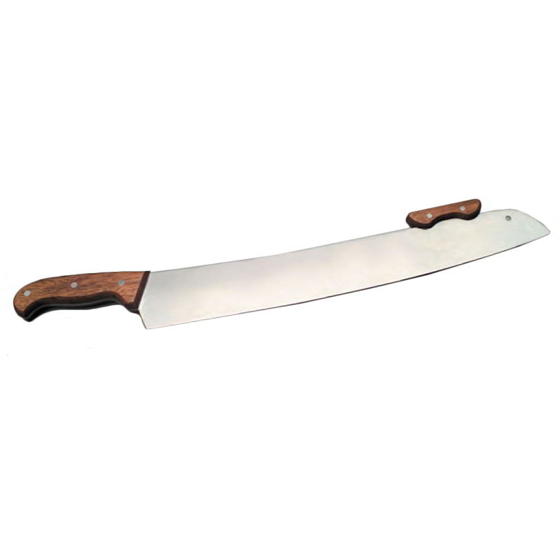 American Metalcraft PWK19 Pizza Knife, 18 in Stainless Steel Blade with Wood Handle