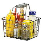 American Metalcraft RBHC759 Basket With Double Handle, Rectangular, 9 in x 7 in x 5 in, Chrome Wire