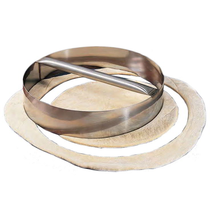 American Metalcraft RDC15 Dough Cutting Ring, 15 in ID x 3 in H, Stainless w/ Welded Handle