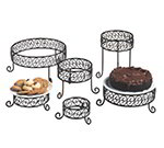 Product Reviews: American Metalcraft RRSS9 Ironworks Display Riser, Set, Round, Scroll Design, Black Wrought Iron