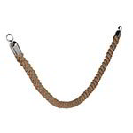 American Metalcraft RSCLRPCHBR Securit Braided Rope, 2 in D x 60 in L, Bronze w/ Chrome Ends
