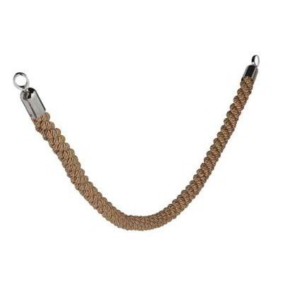 American Metalcraft RSCLRPCHBR Securit Braided Rope, 2 in D x 60 in L, Bronze w/ Chrome Ends