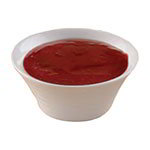 American Metalcraft SBR22 Ribbed Sauce Dish, 2.36 oz., Round, Poreclain