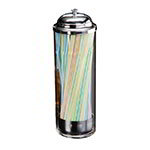 American Metalcraft SD3511 Straw Dispenser, 3-1/2 in x 10-3/4 in, Clear Plastic