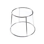 American Metalcraft SDRCK 1-Tier Seafood Display Rack, 9-5/8-in Diam., Stainless
