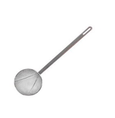 American Metalcraft SKS514 Skimmer, 5 in Diameter, Square, Tinned, Coarse Mesh