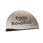 American Metalcraft SMS1 Card Sign, 5 in x 2-1/2 in x 2-1/2 in, Stainless Steel, Write On, Wipe Off