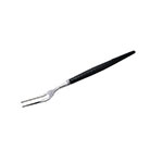 American Metalcraft SNF700 7-in Snail Fork w/ Plastic Handle, Black/Stainless
