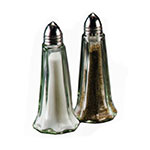 American Metalcraft SP126 Salt or Pepper Shaker, 1 oz, Glass w/ Stainless Top, 4.5-in H