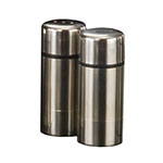 American Metalcraft SP29 Salt & Pepper Shaker Set, 3 in H, Round, 18/8 Stainless Steel