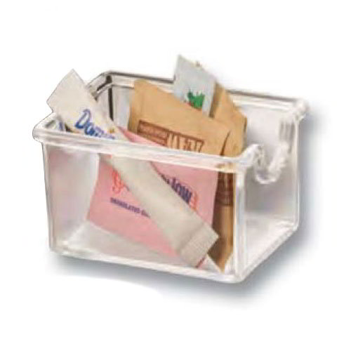 American Metalcraft SP325 Sugar Packet Holder, 3-1/2 x 2-1/2 in, Plastic, Clear