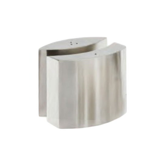 American Metalcraft SPDX11 Salt & Pepper Shaker Set, 2-5/8 in H, Oval, 18/8 Stainless Steel