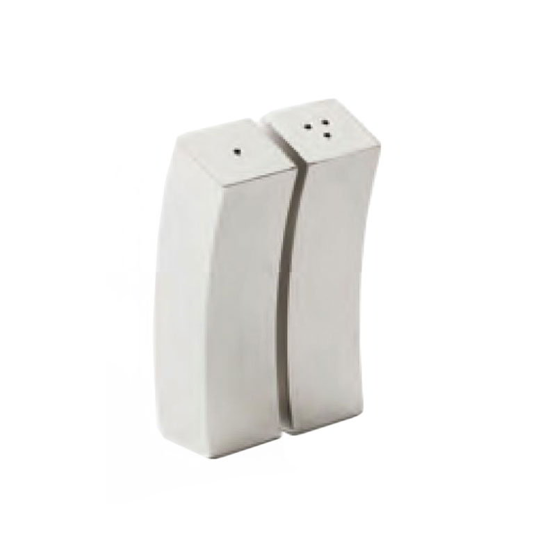 American Metalcraft SPDX44 Salt & Pepper Shaker Set, 3-3/4 in H, Angled, 18/8 Stainless Steel