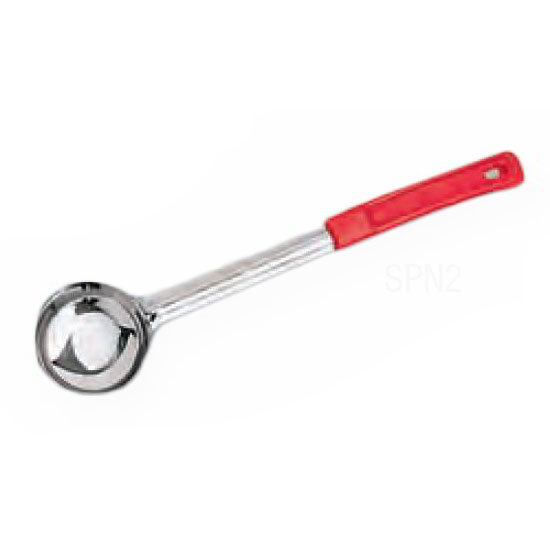 American Metalcraft SPN2 Spooner, Solid Bowl, 2 oz., 10-3/4 in Bakelite Grip Handle, Red