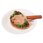 American Metalcraft SPR725 Sandwich Spreader, 7-1/4 in L, Stainless Blade, Wood Handle