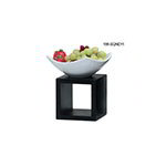 American Metalcraft SQND11 Prestige Bowl, 10-3/4 in Diameter, Ceramic, White