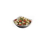 American Metalcraft SQVL712 Prestige Bowl, 12 in x 7 in x 2-3/4 in, Ceramic, White