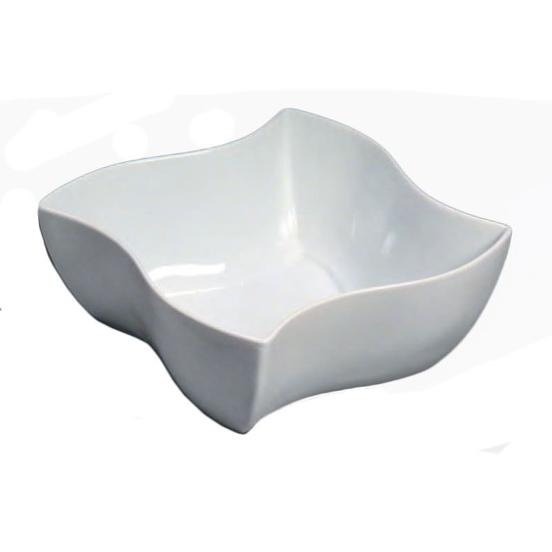 American Metalcraft SQVY12 Prestige Bowl, 12 in Dia., Porcelain, White