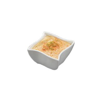 American Metalcraft SQVY3 Squavy Condiment Bowl, 4.4 oz, Porcelain, White