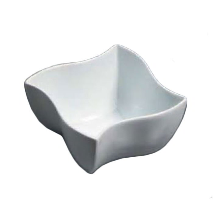 American Metalcraft SQVY5 Prestige Bowl, 5-1/2 in Dia., Porcelain, White