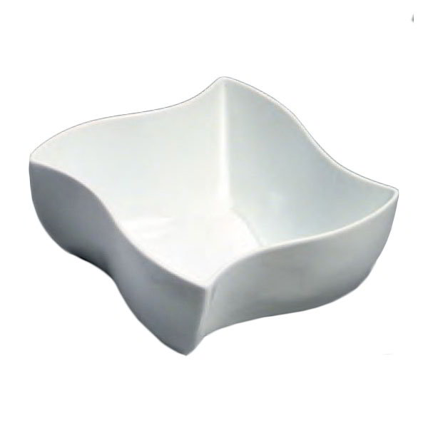 American Metalcraft SQVY8 Prestige Bowl, 8-1/2 in Dia., Porcelain, White