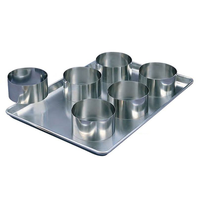 American Metalcraft SR6083 Sauce/Cake Ring, 8 in ID x 3 in Deep, Stainless