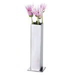 American Metalcraft SSBV1 Square Bud Vase, 1-3/4 in x 5-1/4 in, Stainless Steel, Satin Finish