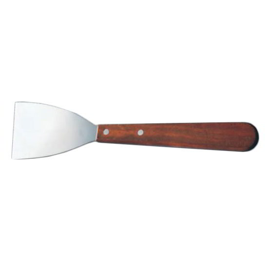 American Metalcraft SSC18 Grill Scraper, 4 x 12 in, Slant Edges, Stainless Blade, Wood Handle