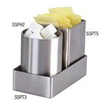 American Metalcraft SSPT5 Stainless Steel Sugar Packet Holder, 2 in square x 2-3/4 in H, Satin Finish