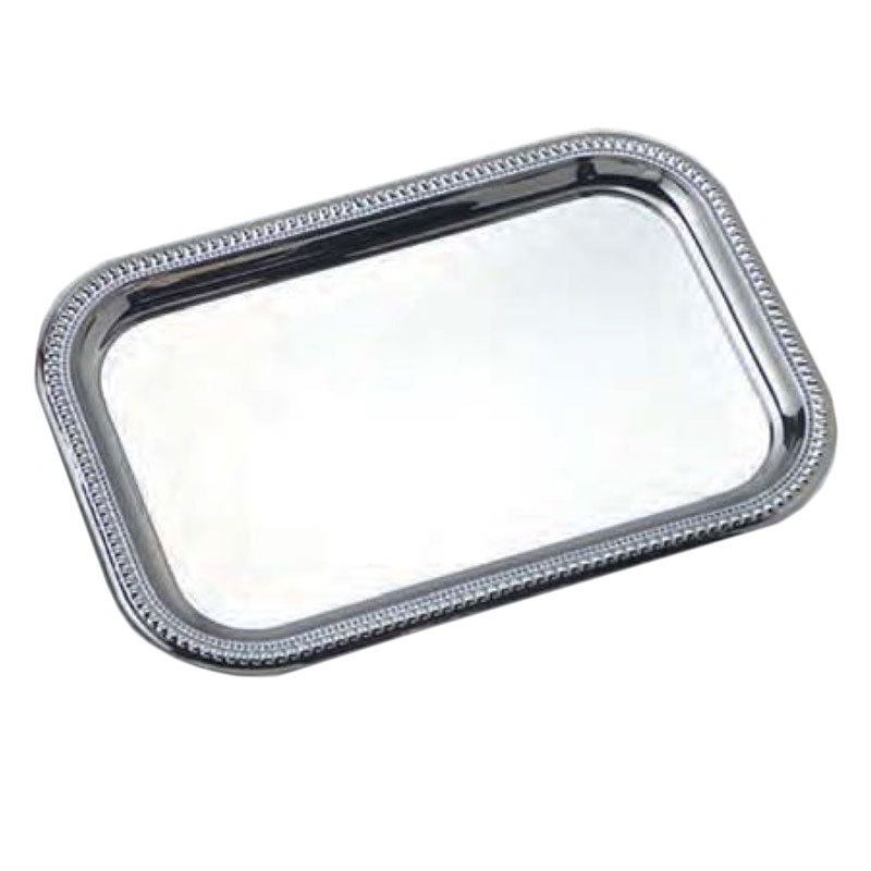American Metalcraft SSTRT22 Royal Touch Serving Tray, 18 in x 12 in, Rectangular, Stainless Steel