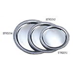American Metalcraft STRD212 Affordable Elegance Serving Tray, Round, 12 in Dia., Embossed, Chrome