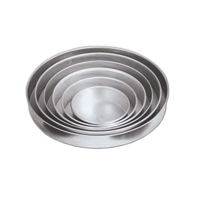 American Metalcraft T80162 Pizza Pan Straight Sided, 16 in Diameter, Solid, Stainless, 2 in Deep