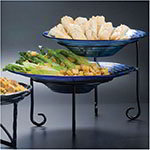 American Metalcraft TLSP1219 Display Stand, 2 Tier, Black Wrought Iron