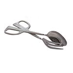 American Metalcraft TONG1 Salad Tongs, Spoon/Fork Design, Stainless