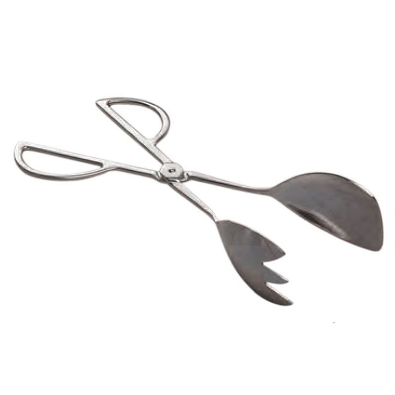 American Metalcraft TONG2 Salad Tongs, Spoon/Fork Design, Stainless, 3 Tine