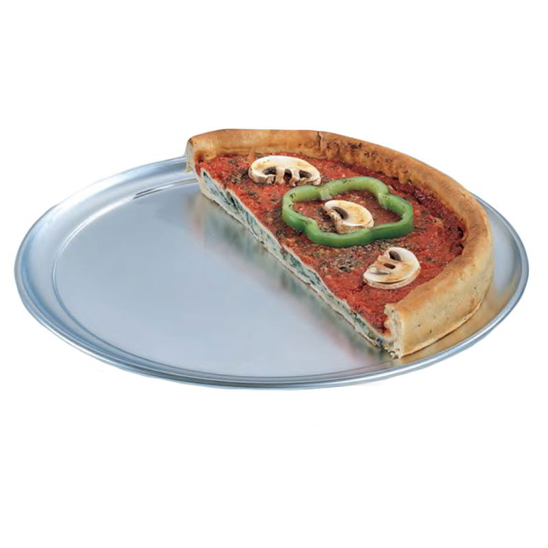 American Metalcraft TP11 Pizza Pan, Wide Rim, 11 in Solid, 18 Gauge Aluminum