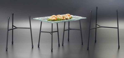 American Metalcraft TPRS7 Riser, 10 H x 7 D in, Medium, 3 Legs