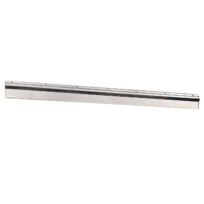 American Metalcraft TR48 Ticket Rack, 48 in, Marble Inside Groove, Stainless, Plastic Ends