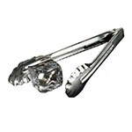 American Metalcraft UT707 Utility Tong, 7 in L, Stainless, Tempered Flat Steel Spring