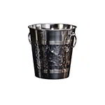 American Metalcraft WB9 Wine Bucket, 8-1/2 in High, Hammered Nickel Plated Brass