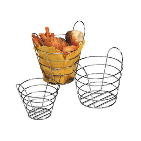 American Metalcraft WBC907 Basket, Round, 9 in Dia. x 7 in H, Chrome