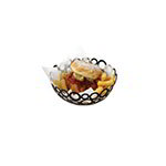 American Metalcraft WBW80 Go-Go Basket, 8 in Dia., Round, Rings, Black Finish