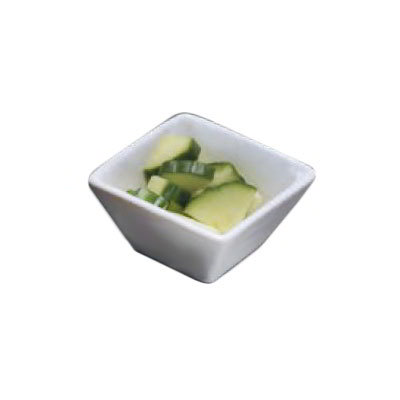 American Metalcraft WFB3 Prestige Bowl, 3 in, Square, White Porcelain