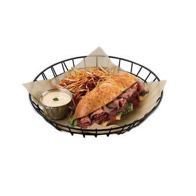 American Metalcraft WIB120 Basket, 12 in Diameter, Black Wire