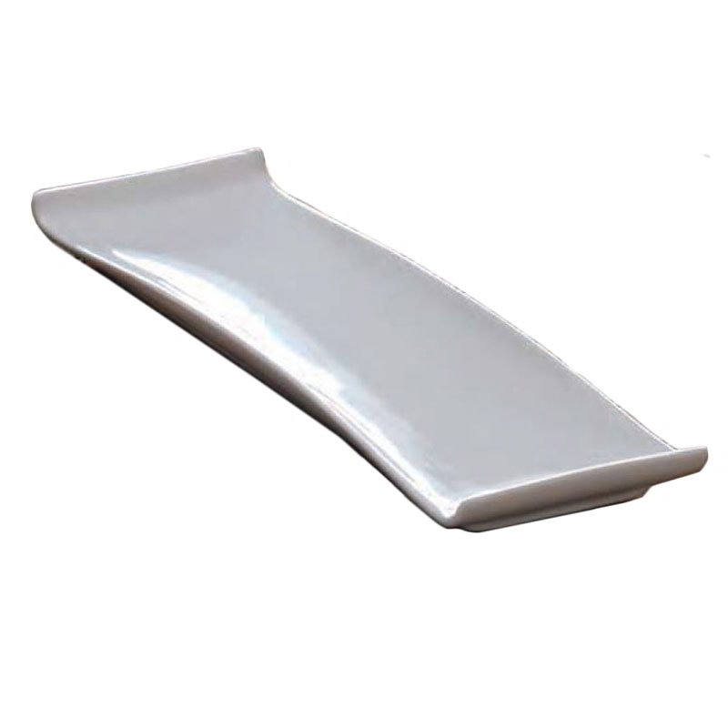 American Metalcraft WLD15 Prestige Platter, Rectangular, 15-1/2 in x 5 in, White Porcelain