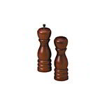 American Metalcraft WPMS62 Salt And Pepper Mill Set, 6 in, Wood