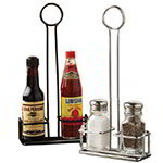 American Metalcraft WSPR3C Salt/Pepper Rack, 5-3/16 in L x 2-1/14 in W x 12 in H, Round Top, Chrome