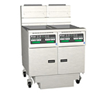 Pitco 2-SG18C-S/FD NG Gas Fryer - (2) 90-lb Vat, Floor Model, NG