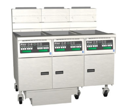 Pitco 3-SG18 S/FD NG (3) 70-90 lb Solstice Fryers & FilterDrawer, 420,000 BTU, Millvolt, NG